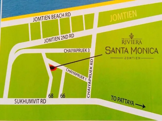 ขาย  ด่วนคอนโด The Riviera Santa Monica – Jomtien เมืองพัทยา อำเภอบางละมุง ชลบุรี