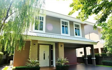 HR2880ให้เช่าบ้านใหม่ หมู่บ้าน มิลตัน เรสซิเดนซ์ รามอินทรา หลังมุม พร้อมเข้าอยู่ เฟอร์นิเจอร์ครบ