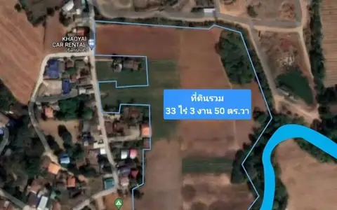 ที่ดินเขาใหญ่ แปลงสวย ติดน้ำ วิวภูเขา น้ำตก โฉนดครุฑแดงพร้อมโอน