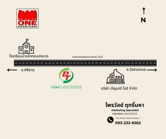 ขายปั้มน้ำมัน พร้อม บ้านเดี่ยว 2 ชั้น อ.ศรีธาตุ จ.อุดรธานี