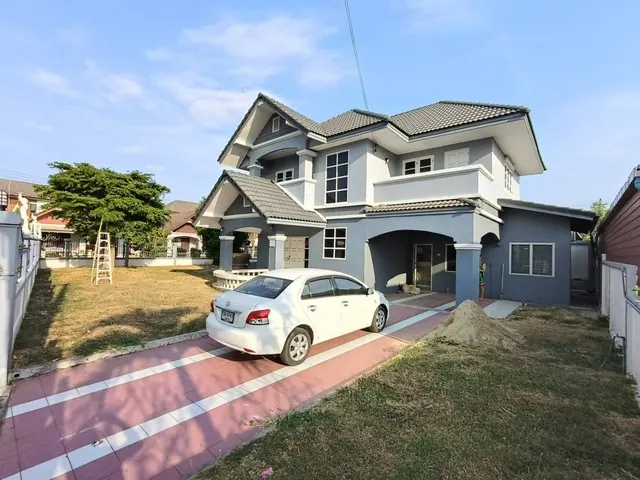 ขายบ้านเดี่ยว 2 ชั้น พร้อมที่ดิน ถ.สมหวังสังวาล ซอย 2 ต.ในเมือง อ.บ้านไผ่ จ.ขอนแก่น