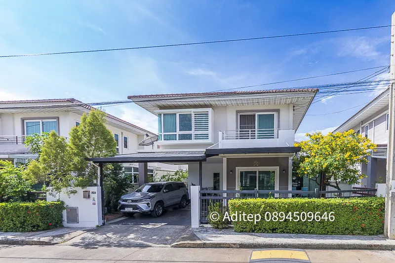 ขายบ้านเดี่ยว ศุภาลัย การ์เด้นวิลล์ กรุงเทพกรีฑาตัดใหม่-มอเตอร์เวย์ | 52 ตรว. 3 ห้องนอน 3 ห้องน้ำ พร้อมเฟอร์นิเจอร์ ต่อเติมแล้ว