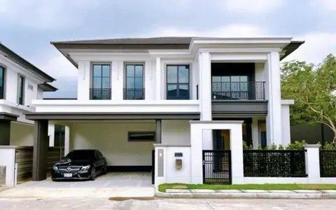 หมู่บ้านหมู่บ้านเศรษฐสิริ พระราม5 (หลังมุม) บ้านเดี่ยวโมเดิร์น 4 นอน 4 น้ำ 54.8 ตร.ว