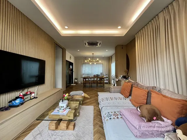 หมู่บ้านหมู่บ้านเศรษฐสิริ พระราม5 (หลังมุม) บ้านเดี่ยวโมเดิร์น 4 นอน 4 น้ำ 54.8 ตร.ว
