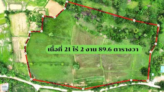 ขายที่ดินเปล่า อ.โนนไทย จ.นครราชสีมา 21 ไร่ 2 งาน 89.6 ตร.ว. ติดถนน น้ำไฟเข้าถึง ใกล้มอเตอร์เวย์ ราคาไร่ละ 350,000 บาท