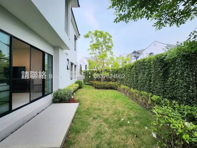 ให้เช่าบ้านเดี่ยวหรู 2 ชั้น พร้อมน้ำพุหน้าบ้าน  พร้อมเฟอร์นิเจอร์ Near Brighton International School