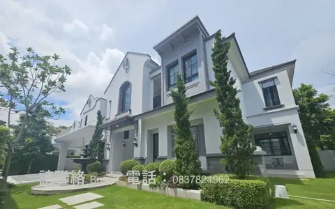 ให้เช่าบ้านหรู2ชั้น Nantawan พระราม9 กรุงเทพกรีฑาตัดใหม่โครงการใหม่ Near Wellington International School