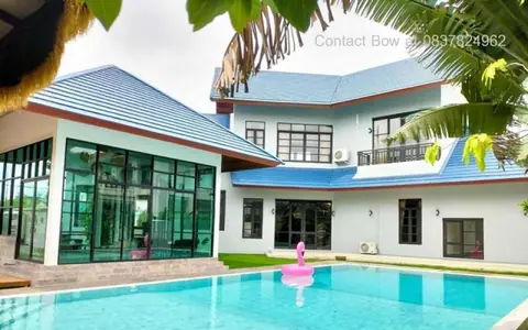 ขายบ้านเดี่ยวสไตล์บาหลีหลังใหญ่  พร้อมสระว่ายน้ำ  ใกล้ซีคอนสแควร์