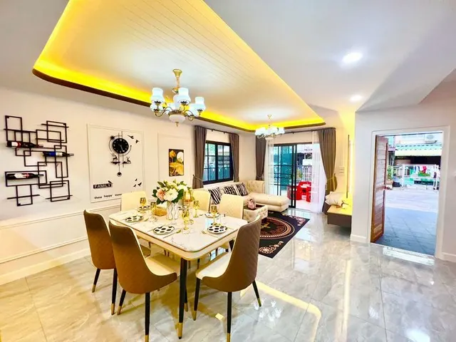 ขายบ้านพฤกษา 12 ใกล้ฟิวเจอร์ปาร์ครังสิต สถาพนางฟ้า รีโนเวทใหม่ทั้งหลัง พร้อมเฟอร์
