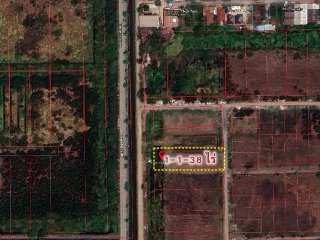 ขายที่ดินเปล่า คลอง 4  พื้นที่ 1-1-38 ไร่ ต.คลองสี่ อ.คลองหลวง จ.ปทุมธานี
