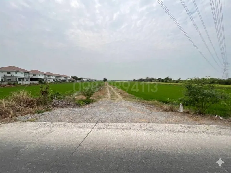 ขายที่ดิน 2 แปลง ไทรน้อย–ทวีวัฒนา นนทบุรี รวม 29 ไร่ 1 งาน 84 ตร.ว.