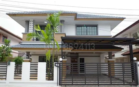 ขายบ้านเดี่ยว 2 ชั้น หลังใหญ่  รอยัล ปาร์ค วิลล์ บงกช 3 รีโนเวทหรูสไตล์ Minimal Modern เนื้อที่ 56 ตรว 4นอน 3น้ำ ราคาพิเศษ
