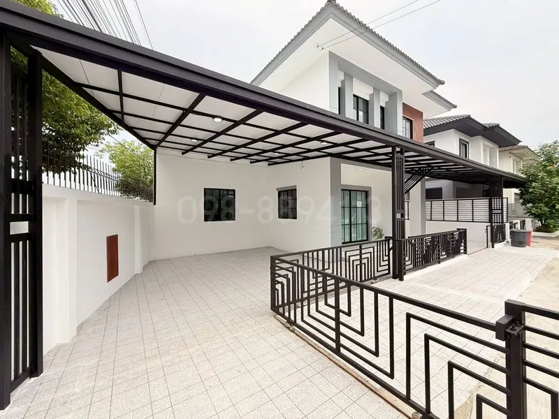 ขายบ้านเดี่ยว 2 ชั้น หมู่บ้านพร้อมพัฒน์ 1 รีโนเวทใหม่ พร้อมอยู่ มีห้องนอนชั้นล่าง เนื้อที่ 40 ตรว 4นอน 3น้ำ