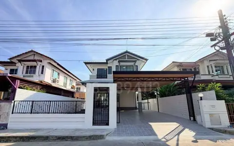 ขายบ้านเดี่ยว ชัยพฤกษ์2 ถ.คุ้มเกล้า 12 บ้านชั้นเดียว เนื้อที่ 54 ตรว 3 ห้องนอน 2 ห้องน้ำ บ้านพื้นที่กว้าง