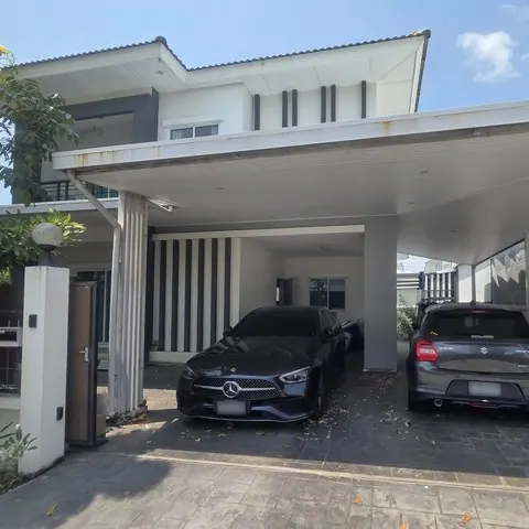 บ้านเดี่ยว 2 ชั้น แลนซีโอ คริป ปิ่นเกล้า – วงแหวนฯ แปลงมุม ต่อเติมครบ ทำเลดีเดินทางสะดวก