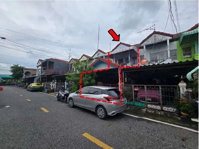ขายทาวน์เฮาส์ 2 ชั้น ทำเลเทพารักษ์ ราคาคุ้มกว่าตลาด หมู่บ้านทรัพย์ดินทอง