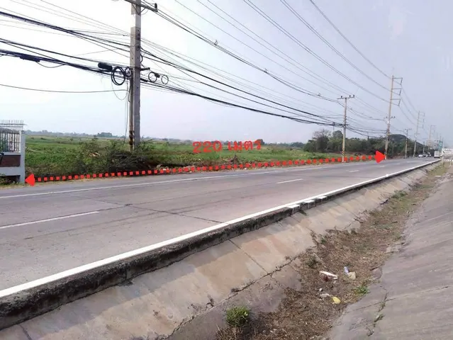 ขายที่ดินเปล่า ติดถนนสายหลักพหลโยธิน (ขาออก) เมืองสระบุรี