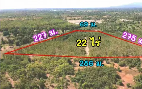 ขายที่ดินวิวภูเขา แก่งกระจาน 22 ไร่ ราคา 3.9 ล้านบาท